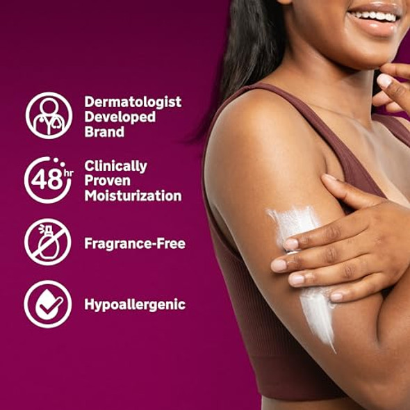 Lubriderm Advanced Therapy Fragrance- Moisturizing Lotion With Vitamins E And Pro-Vitamin B5, Intense Hydration For Extra Dry Skin, Non-Greasy Formula, Pack Of Three, 3 X 24 Fl. Oz