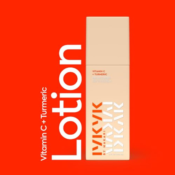 Iykyk By Makari Vitamin C + Turmeric Body Toning Cream, Lightweight Firming Body Lotion For Women, Reduces Appearance Of Dark Spots For Radiant Skin, Vegan Moisturizer, No Fragrance, Paraben & Sulfate