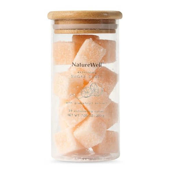 Naturewell Exfoliating Sugar Cubes, Grapefruit And Coffee, 20 Cubes (2 Pack) Naturewell Exfoliating Sugar Cubes, Grapefruit And Coffee, 20 Cubes (2 Pack)