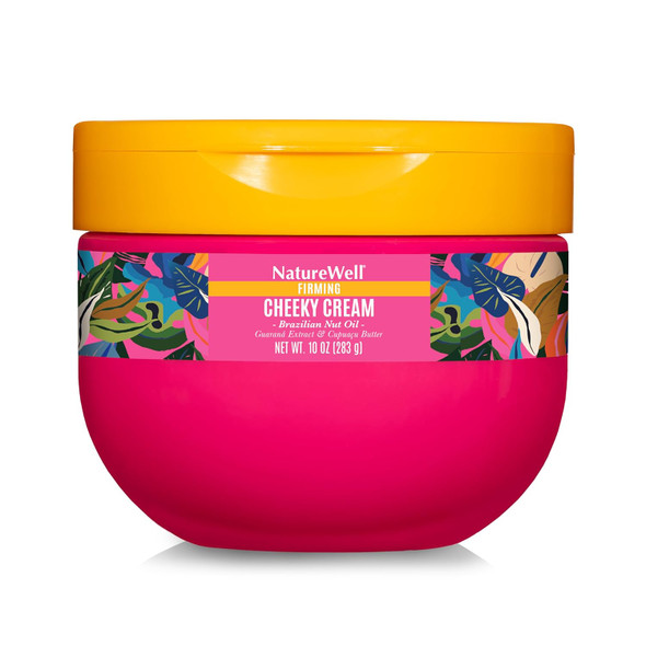 Nature Well Ultra-Rich Firming & Tightening Cheeky Body Cream, Promotes Deep Hydration, Fast Absorbing, Scents Of Pistachio Cream, Almond Blossom, Brazil Nut, Cupuacu, Coconut, & Salted Caramel, 10 Oz Nature Well Ultra-Rich Firming & Tightening Cheeky Body Cream, Promotes Deep Hydration, Fast Absorbing, Scents Of Pistachio Cream, Almond Blossom, Brazil Nut, Cupuacu, Coconut, & Salted Caramel, 10 Oz