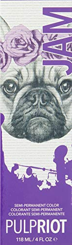Pulp Riot Semi-Permanent Hair Color For Unisex, Jam Violet, 4 Ounce