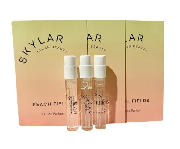Skylar Peach Fields Women Sample Perfume Edp 1.5 Ml / 0.05 Oz - Set Of 3 - (6458)