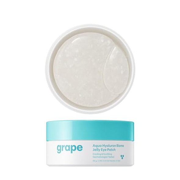 Thankyou Farmer Grape Aqua Hyaluron Biome Jelly Eye Patch - 60 Patches