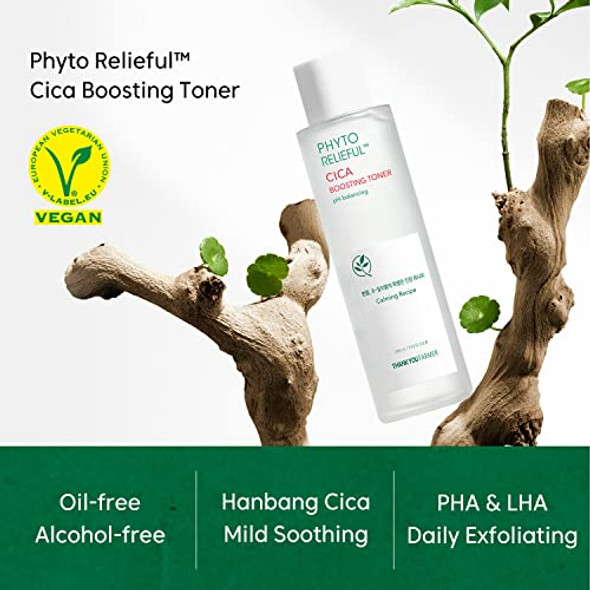 Thankyou Farmer Phyto Relieful Gel Cleanser + Cica Boosting Toner