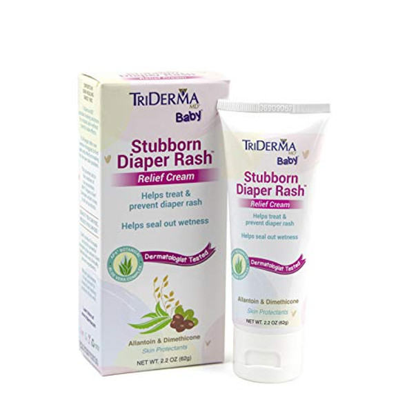 Triderma Stubborn Diaper Rash Relief Cream - Fsa Eligible 2.2 Oz