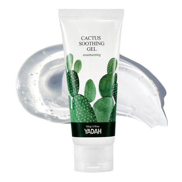 Yadah Cactus Soothing Gel (3.7Fl Oz) - Sunburn Relief,After Sun Care,Calm, Cool & Soothe Irritated Skin, Face Redness. Korean Skin Care. 95% Cactus Extract, Vegan. Yadah Cactus Soothing Gel (3.7Fl Oz) - Sunburn Relief,After Sun Care,Calm, Cool & Soothe Irritated Skin, Face Redness. Korean Skin Care. 95% Cactus Extract, Vegan.