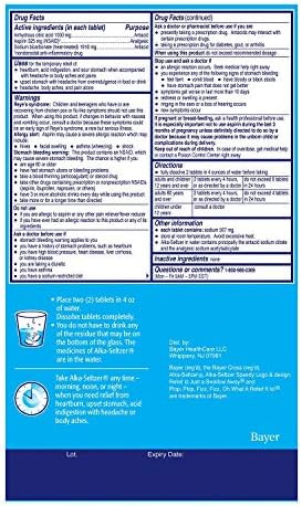 Alkaseltzer Original Effervescent Antacid Tablets 116Ct (2 Pack)