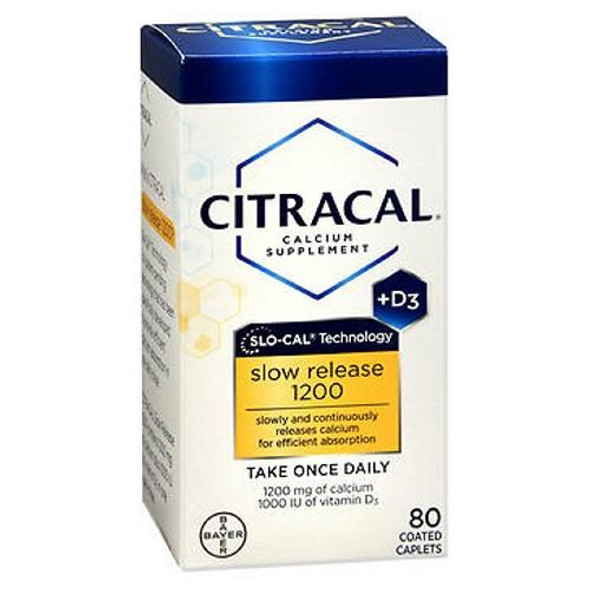 Citracal Calcium Plus D Slow Release 1200 80 tabs by Citracal