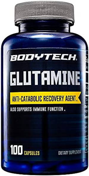 Bodytech Glutamine Anti-Catabolic Recovery Agent & Immune Support (100 Capsules) Bodytech Glutamine Anti-Catabolic Recovery Agent & Immune Support (100 Capsules)