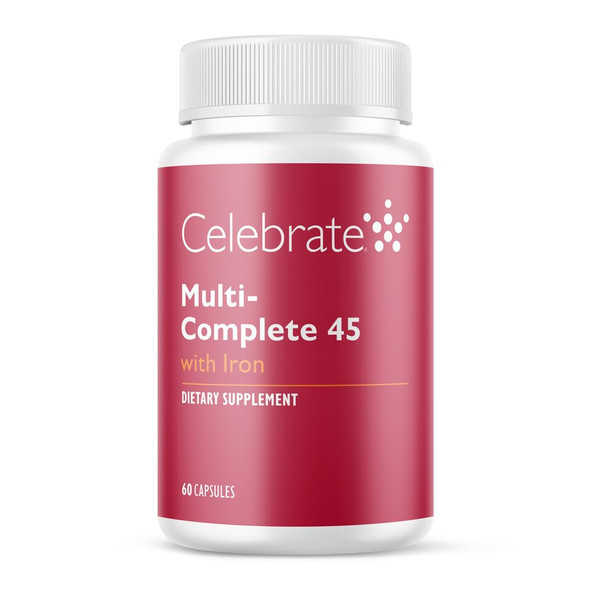 Celebrate Vitamins Multi Complete  Bariatric Multivitamin with 45 mg Iron Daily Essential Vitamins and  Minerals for Sleeve Gastrectomy and  Gastric Bypass