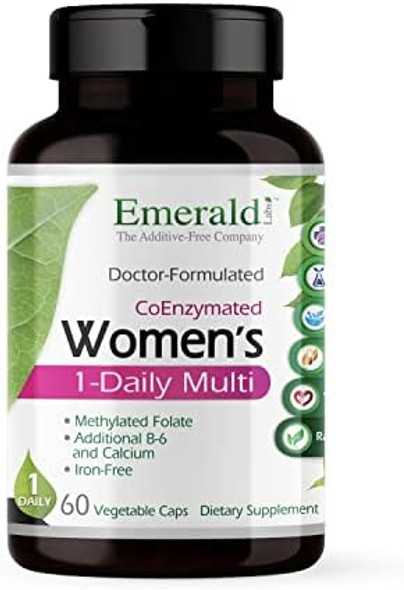 Emerald Labs Women'S 1-Daily Multi (60 Caps) & Men'S 1-Daily Multi (60 Caps) - Complete Multivitamin For Comprehensive Support, Bone & Heart Health - Gluten- & Vegetarian Emerald Labs Women'S 1-Daily Multi (60 Caps) & Men'S 1-Daily Multi (60 Caps) - Complete Multivitamin For Comprehensive Support, Bone & Heart Health - Gluten- & Vegetarian