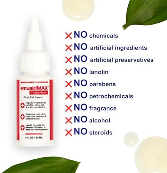 Emuaidmax Concentrate Serum Nail Fungus Kit - Emuaidmax Concentrate First Aid Serum 1Oz With Silver Ionic Socks Is Suitable For Nail Fungus