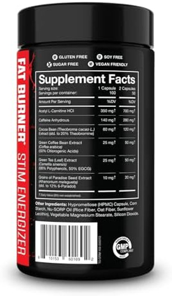 Jnx Sports The Omen Thermogenic Fat Burner – Dietary Supplement For Men & Women With L Carnitine  Appetite Suppressant & Metabolism Booster  100 Capsules