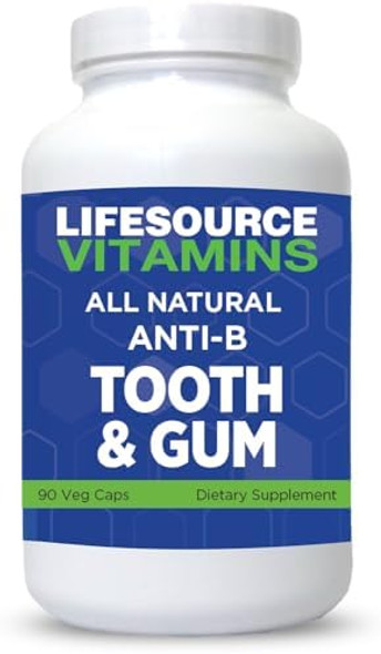 Lifesourcevitamins Tooth & Gum - Anti-B - Support - 90 Caps - Proprietary Formula - Lvs, 1 Count (Pack Of 1)