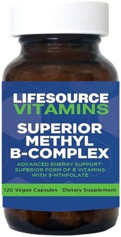 Lifesource Vitamins - Superior Methyl-B Complex -120 Capsules