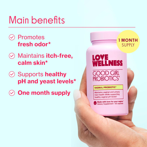 Love Wellness Good Girl Probiotics And Healthy V Vitamin  Womens Wellness Duo  Womens Probiotics Supplements For Ph Balance And Vaginal Health Love Wellness Good Girl Probiotics And Healthy V Vitamin  Womens Wellness Duo  Womens Probiotics Supplements For Ph Balance And Vaginal Health