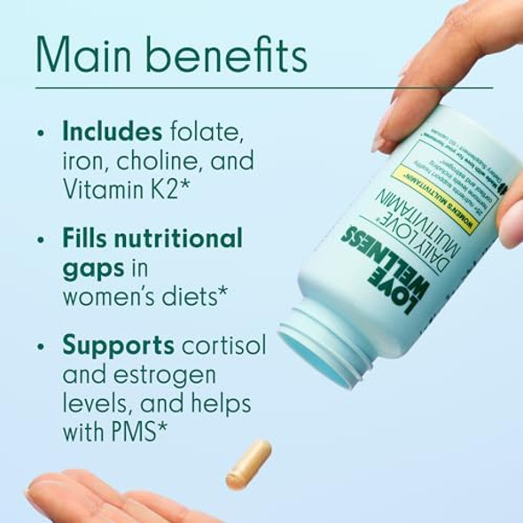 Love Wellness Daily Love Multivitamin & Big Brain Probiotics  Mind And Body Duo  Womens Vitamin And Probitoic Love Wellness Daily Love Multivitamin & Big Brain Probiotics  Mind And Body Duo  Womens Vitamin And Probitoic