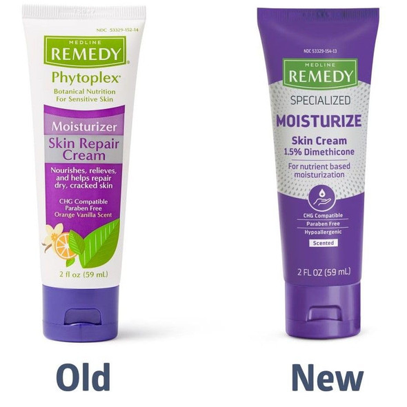 Medline Remedy Specialized Skin Cream (2 Oz Tube), Scented, 1.5% Dimethicone, Nourishing Moisturizer For Dry Skin, Sulfate-, Paraben-, Hypoallergenic Body Cream, Daily Lotion For Dry Skin