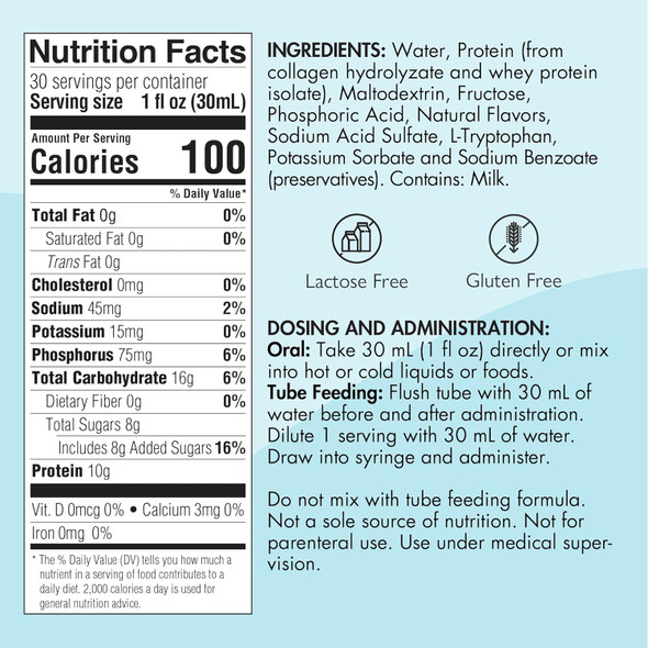 Prosource Original Neutral Liquid Protein 30 Fl Oz Bottle (Pack Of 1) Prosource Original Neutral Liquid Protein 30 Fl Oz Bottle (Pack Of 1)