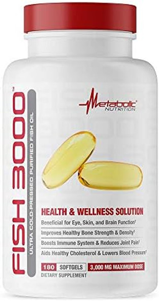 Metabolic Nutrition Fish 3000 (180Count)