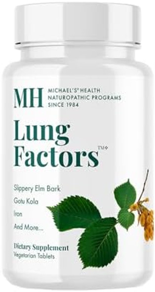 Michael'S Health Naturopathic Programs Lung Factors - 60 Vegetarian Tablets - Nutrients For Lung Function - With Vitamin D, Calcium, And Magnesium - Kosher - 20 Servings Michael'S Health Naturopathic Programs Lung Factors - 60 Vegetarian Tablets - Nutrients For Lung Function - With Vitamin D, Calcium, And Magnesium - Kosher - 20 Servings