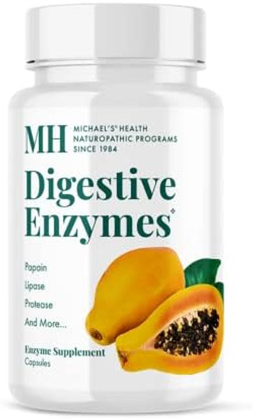 Michael'S Health Naturopathic Programs Digestive Enzymes - 90 Capsules - Assists In Digesting Protein, Fats, Starch, Dairy & Carbohydrates - 30 Servings Michael'S Health Naturopathic Programs Digestive Enzymes - 90 Capsules - Assists In Digesting Protein, Fats, Starch, Dairy & Carbohydrates - 30 Servings
