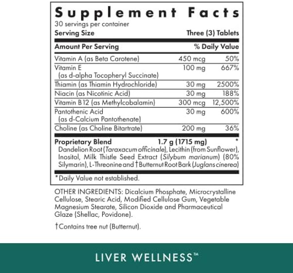 Michael'S Health Naturopathic Programs Liver Wellness - 90 Vegetarian Tablets - Contains Nutrients For Liver Support - Kosher - 30 Servings Michael'S Health Naturopathic Programs Liver Wellness - 90 Vegetarian Tablets - Contains Nutrients For Liver Support - Kosher - 30 Servings