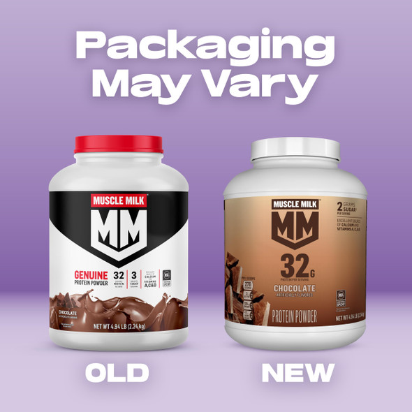 Muscle Milk Genuine Protein Powder Chocolate 4.94 Pound