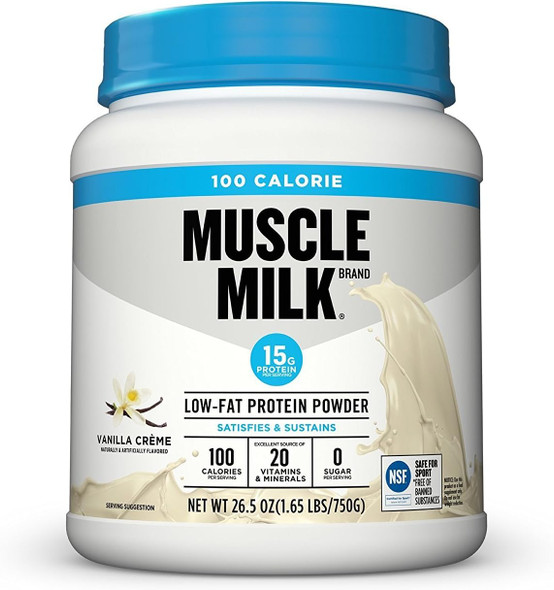 Muscle Milk Zero, 100 Calorie Protein Powder, Chocolate, 15G Protein, 1.65 Pound, 25 Servings Muscle Milk Zero, 100 Calorie Protein Powder, Chocolate, 15G Protein, 1.65 Pound, 25 Servings