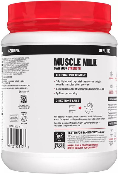 Muscle Milk Lean Muscle Vanilla Creme Protein Powder, 1.93 Pound (Pack Of 2) Muscle Milk Lean Muscle Vanilla Creme Protein Powder, 1.93 Pound (Pack Of 2)
