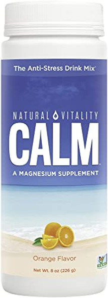 Natural Vitality Calm, Magnesium Supplement, Anti-Stress Drink Mix Powder, Original, Orange - 8 Ounce (Packaging May Vary) Natural Vitality Calm, Magnesium Supplement, Anti-Stress Drink Mix Powder, Original, Orange - 8 Ounce (Packaging May Vary)