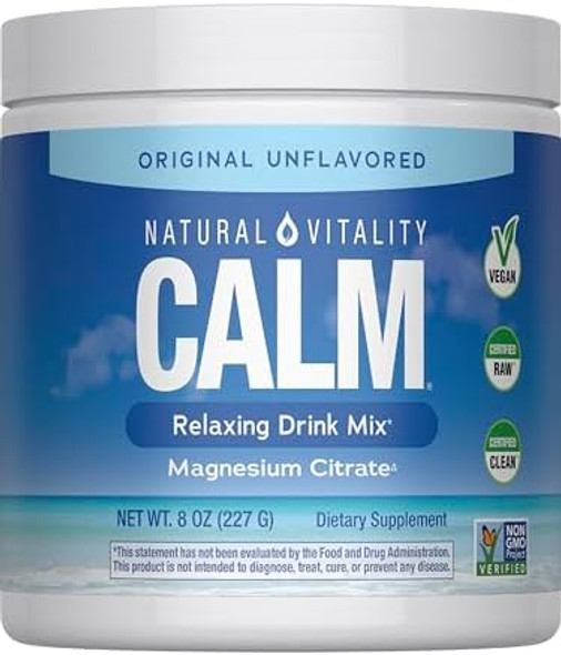 Natural Vitality Original Calm Magnesium Drink Mix, 8 Oz