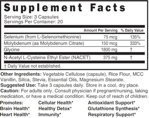 Nature'S Fusions Neuro Nac Supplement 375Mg Extra Strength With 1800Mg Glycine - N-Acetyl Cysteine Ethyl Ester - 20X More Bioavailable Than Nac 600 Mg - Boost Glutathione 10X More Than Liposomal Nature'S Fusions Neuro Nac Supplement 375Mg Extra Strength With 1800Mg Glycine - N-Acetyl Cysteine Ethyl Ester - 20X More Bioavailable Than Nac 600 Mg - Boost Glutathione 10X More Than Liposomal
