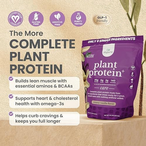 Nbpure Vegan Pea Protein Powder, Vanilla – Lean Muscle + Hunger & Bloating Support For Women, Men, Kids – 25G Plant Protein Per Serving – No Artificial Sweeteners Or Flavors, Gusset, 25 Servings Nbpure Vegan Pea Protein Powder, Vanilla – Lean Muscle + Hunger & Bloating Support For Women, Men, Kids – 25G Plant Protein Per Serving – No Artificial Sweeteners Or Flavors, Gusset, 25 Servings