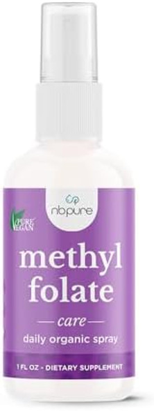 Nbpure Methylfolate Vitamin B9 Spray Supplement, Liquid Folic Acid Spray, 1 Oz Nbpure Methylfolate Vitamin B9 Spray Supplement, Liquid Folic Acid Spray, 1 Oz