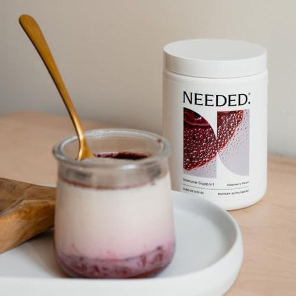 Needed. Immune Support Immunity Powder - For The Whole Family - Pregnancy Safe Immunity Supplement - Zinc With Elderberry - Easy-To-Take Needed. Immune Support Immunity Powder - For The Whole Family - Pregnancy Safe Immunity Supplement - Zinc With Elderberry - Easy-To-Take