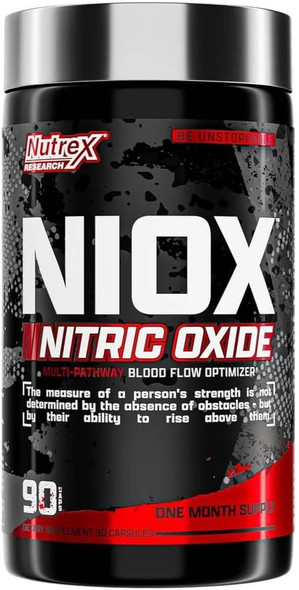 Niox Extreme Pumps - 90-Count Pre-Workout Pump Supplement With Arginine Nitrate, Vitamin C, Astragin For Muscle Pump, Vascularity, Endurance, No3-T Niox Extreme Pumps - 90-Count Pre-Workout Pump Supplement With Arginine Nitrate, Vitamin C, Astragin For Muscle Pump, Vascularity, Endurance, No3-T