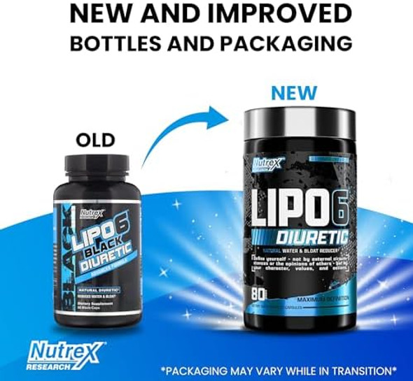 Nutrex Research - Lipo 6 Black Diuretic Water Pills (80 Caps) - Diuretics Reduce Bloat, Water Weight & Enhances Muscle Definition - Water Pill Bloating Relief - Diuretics For Water Retention Pills Nutrex Research - Lipo 6 Black Diuretic Water Pills (80 Caps) - Diuretics Reduce Bloat, Water Weight & Enhances Muscle Definition - Water Pill Bloating Relief - Diuretics For Water Retention Pills