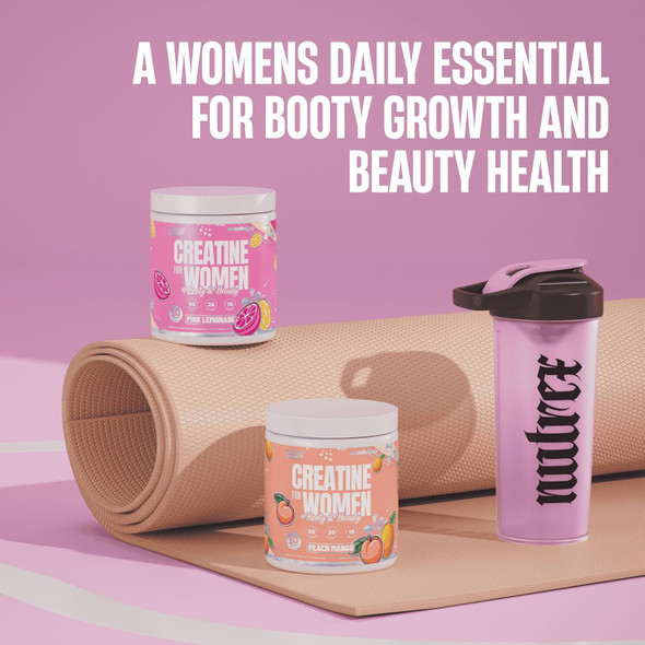 Nutrex Research Creatine For Women Booty & Beauty – Pink Lemonade  5G Creatine, 2G Collagen, Bcaas & Hyaluronic Acid (30 Servings, Pink Lemonade) Nutrex Research Creatine For Women Booty & Beauty – Pink Lemonade  5G Creatine, 2G Collagen, Bcaas & Hyaluronic Acid (30 Servings, Pink Lemonade)