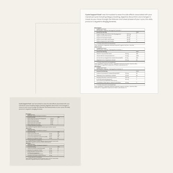 Perelel Cycle Support Pack, Daily Supplement With Iron, Vitamin C, B12 & Bloat And Pms Support Blend, Soy, Dairy & Gluten , Non Gmo, 28 Day Supply Perelel Cycle Support Pack, Daily Supplement With Iron, Vitamin C, B12 & Bloat And Pms Support Blend, Soy, Dairy & Gluten , Non Gmo, 28 Day Supply