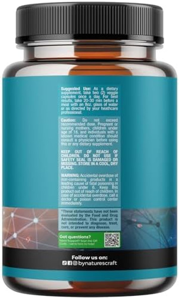Natural Mind And Memory Supplement For Increased Mental Performance And Clarity Supports Brain Function Made With Pure Green Tea Extract Dmae Bitartrate And Vitamins 60 Capsules By Natures Craft