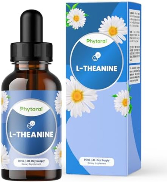 Phytoral Potent L-Theanine Liquid Drops - High Absorption L-Theanine For Kids & Adults Calm & Relaxation Support - Premium Quality Drops Ideal For Children And Adults Liquid 30 Servings Phytoral Potent L-Theanine Liquid Drops - High Absorption L-Theanine For Kids & Adults Calm & Relaxation Support - Premium Quality Drops Ideal For Children And Adults Liquid 30 Servings