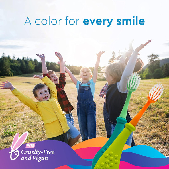 Radius Big Kidz Forever Brush Replaceable Heads For Children, 6 Years And Up, Bpa  Ada Accepted For Growing Teeth And Gums, 2 Heads - Extra Soft