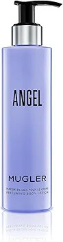 MUGLER Angel - Body Lotion - Floral & Woody - Women's Scented Moisturizer - With Peony Praline and Wood Accord- 6.7 Fl Oz