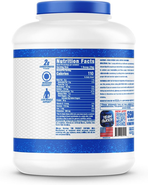 Ronnie Coleman 5Lbs Chocolate Whey Isolate Protein Powder  25G Protein With 75 Servings  German Chocolate Cake Pre Workout Powder For Men & Women, Low Sugar Supplement For Lean Muscle Support