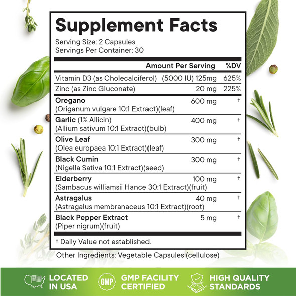 Superfood Md Oregano Oil Garlic Extract Olive Leaf Black Seed Oil Astragalus- For Women And Men- 60 Count Superfood Md Oregano Oil Garlic Extract Olive Leaf Black Seed Oil Astragalus- For Women And Men- 60 Count