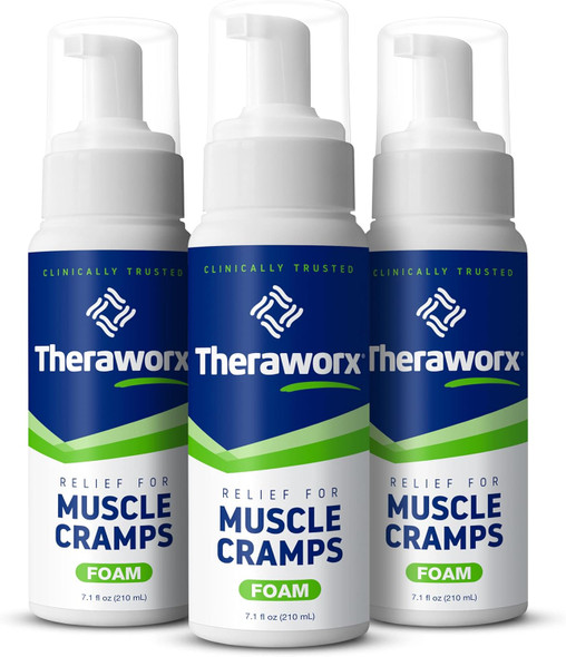 Theraworx Relief Foam, 7.1 Fl. Oz (Pack Of 3) Theraworx Relief Foam, 7.1 Fl. Oz (Pack Of 3)