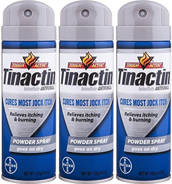 Tinactin Jock Itch Spray Powder,4.6 Oz. (Pack Of 3)