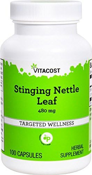 Vitacost Stinging Nettle Leaf -- 480 Mg - 100 Capsules Vitacost Stinging Nettle Leaf -- 480 Mg - 100 Capsules