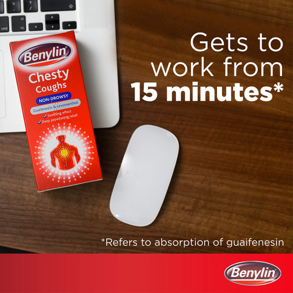 BENYLIN Chesty Cough Non-Drowsy Mixture Syrup - 300ml